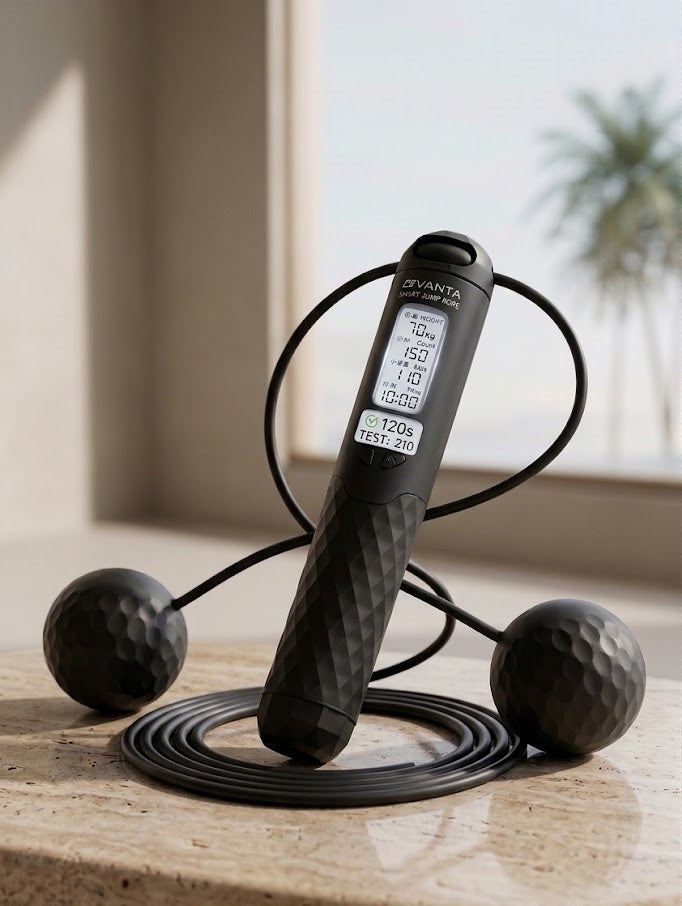 Ovanda Cordless Weighted Smart Jump Rope with Intelligent Counting