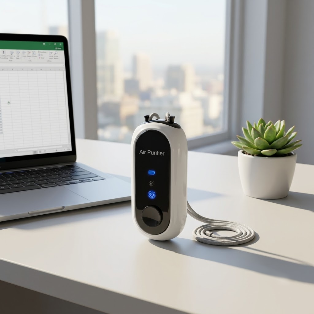 Wearable Negative Ion Air Purifier – Hanging Neck Personal Air Cleaner