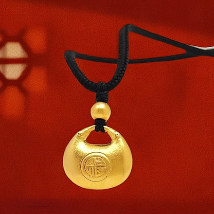 Best-selling Vietnamese sand gold lucky bag, wealth flower pendant, collarbone chain, heart rose necklace, copper gold-plated clover necklace