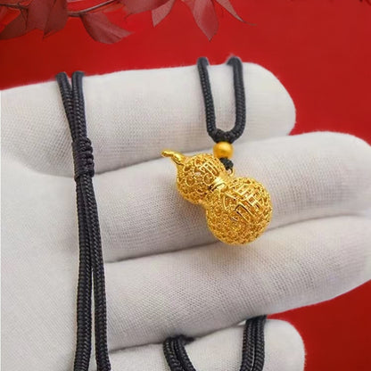 Best-selling Vietnamese sand gold lucky bag, wealth flower pendant, collarbone chain, heart rose necklace, copper gold-plated clover necklace