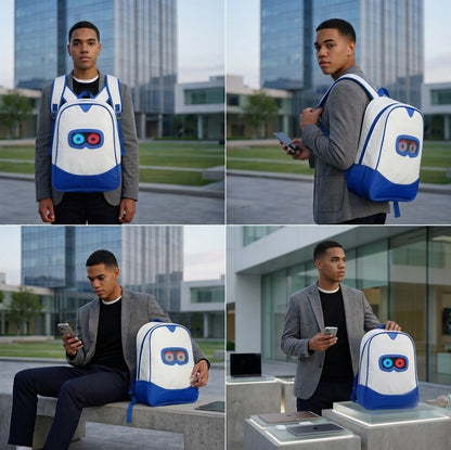 Smart LED Backpack with App-Controlled Display – Customizable Casual School & Tech Bag, Water-Repellent
