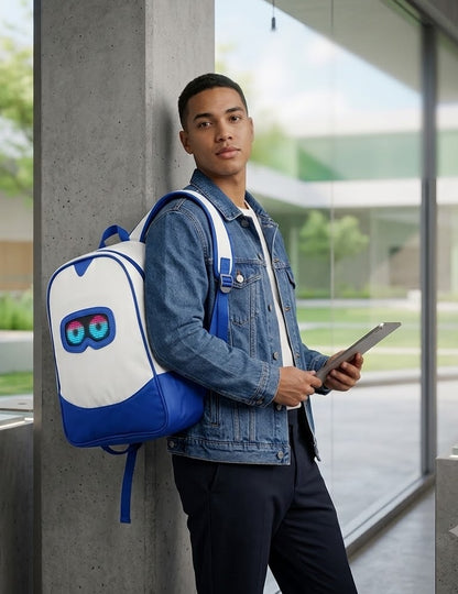 Smart LED Backpack with App-Controlled Display – Customizable Casual School & Tech Bag, Water-Repellent