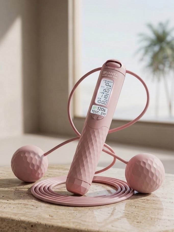 Ovanda Cordless Weighted Smart Jump Rope with Intelligent Counting